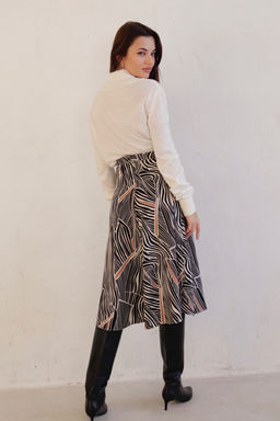 Юбка А-силуэта с принтом - Martichelli фото 49