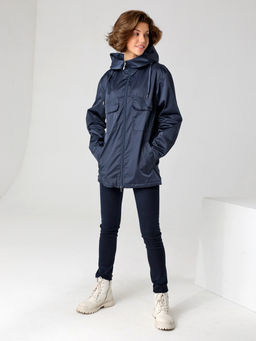 23137 Ветровка т.синий - Dizzyway фото 2