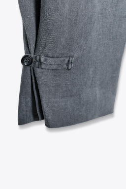 ZW COLLECTION LINEN PLEATED TROUSERS - Zara фото 6