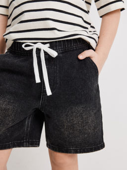 ACOOLA / Шорты джинсовые детские для мальчиков Zein черный фото 2