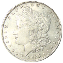 1 доллар 1885 года США Доллар Моргана
