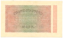 Банкнота 20000 марок 1923 года Германия