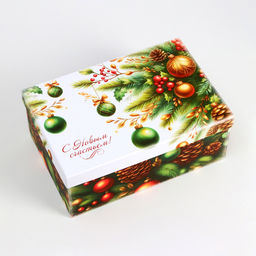 Набор подарочных новогодних коробок 10 в 1 Ёлочные игрушки, 32.5?20?12.5 - 12?7?4 см