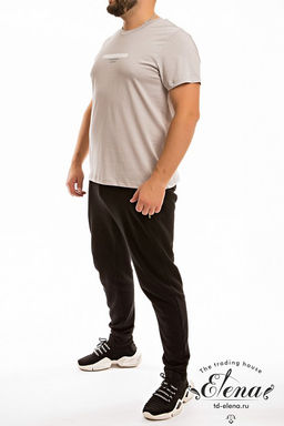 Футболка М122036Па Серый - Елена фото 3