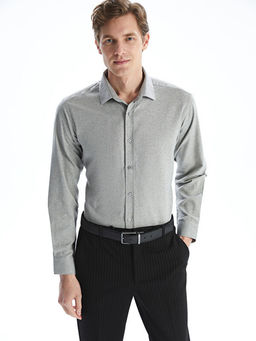 Slim Fit Uzun Kollu Erkek G?mlek