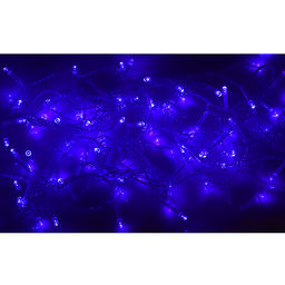 Электрогирлянда светодиодная 3 м, 96 ламп, синий