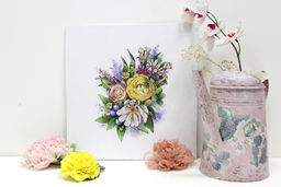 Набор для вышивания М.П.Студия А-039 Весенняя мелодия СК/Распродажа 25 х 20 см