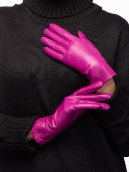Перчатки женские ш/п IS0190 fuchsia - Eleganzza фото 6