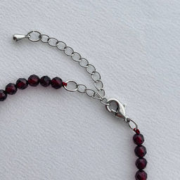 Браслет из Граната огранка 17 см +