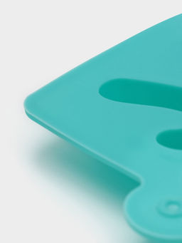 Цена за 2 шт. Форма для конфет и шоколада Доляна Новый год, силикон, 21.5?10 см, 12 ячеек, бирюзовая