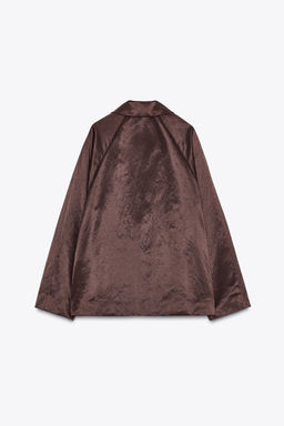 ZW COLLECTION SATIN JACKET
