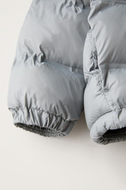 WATER-REPELLENT HOODED PUFFER JACKET - Zara фото 17