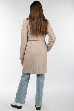 01-10257 Пальто женское демисезонное (пояс)