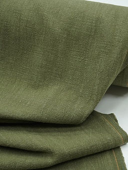 Крапива Рами (Ramie) цв.Винтажный темный хаки, ш.1.4м, крапива-100%, 240гр/м.кв