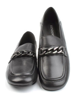 03-DCO117-1 BLACK Лоферы женские (натуральная кожа)