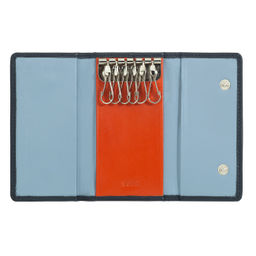 Итальянская кожаная ключница DuDu серии Tahiti | морской