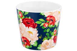 Кружка 400 мл 13*9,7*9 см Цветочная фантазия на синем фоне NEW BONE CHINA - Elan gallery фото 5