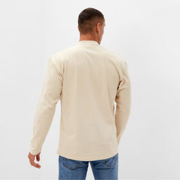 Футболка с длинным рукавом мужская MINAKU бежевая, р-р 52
