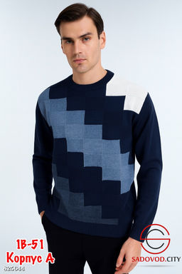 Мужской свитер с принтом