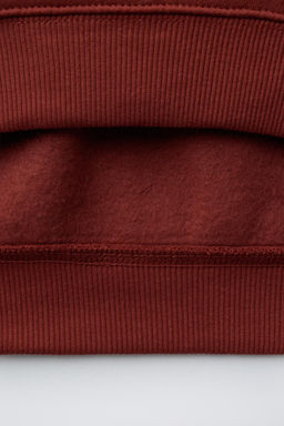 FLOCKED TEXT SWEATSHIRT - Zara фото 4