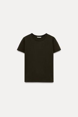 SHORT SLEEVE INTERLOCK T-SHIRT - Zara фото 20