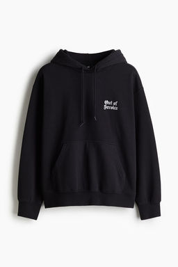 Sudadera con capucha y estampado Loose Fit - H&m фото 5