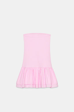 VESTIDO MINI VOLANTES / Rosa pastel - Zara фото 6