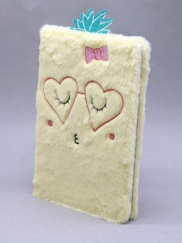 Блокнот плюшевый Pineapple кiss (21,5*14,5 см)