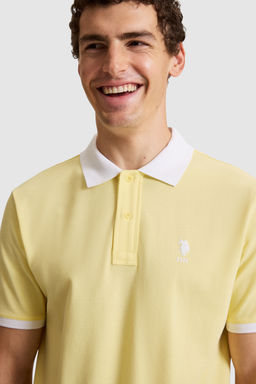 Erkek AГДk SarД Regular Fit Polo Yaka TiЕГrt - U.s. polo assn фото 2