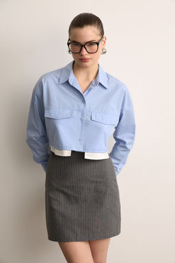 Рубашка с декоративными карманами - Mollis фото 3