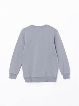 Bisiklet Yaka Erkek ?ocuk Sweatshirt - Waikiki фото 3