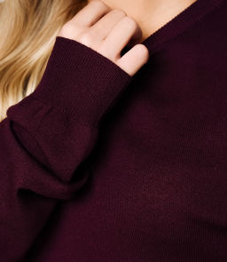 Джемпер #ОКТ125002, сливовый - Dommod фото 5