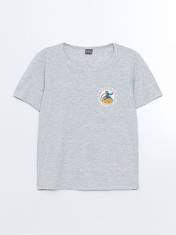 Bisiklet Yaka Erkek ?ocuk ?ortlu Pijama Tak?m?