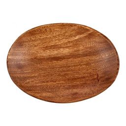 Блюдо сервировочное Walmer Organic, 18х12 см, цвет темное дерево  фото 3