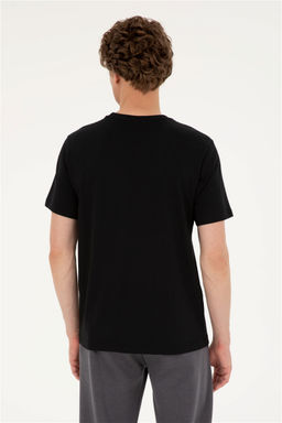 U. S. Polo Assn / Мужская черная футболка - U.s. polo assn фото 5