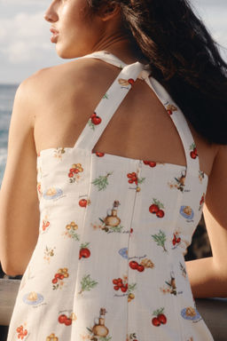 Vestido estampado con detalle girado - H&m фото 4