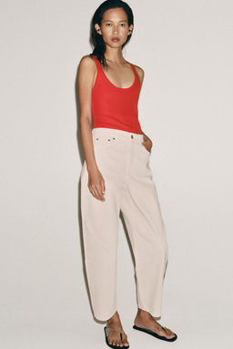 ZW COLLECTION TAPERED MID-WAIST JEANS