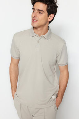 Ta_ Regular/Normal Kesim Etiket Aplikeli Polo Yaka T-shirt TMNSS23PO00016
