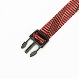 Ошейник Вязанка, ширина 2 см, красный - Пижон фото 3