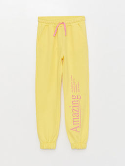 Beli Lastikli Bask?l? K?z ?ocuk Jogger E?ofman Alt?