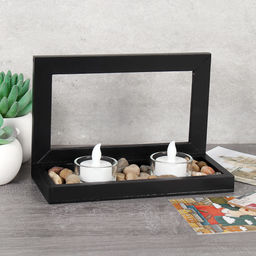 Свеча светодиодная 2 штуки на подставке / CK-548C /уп 24/ А