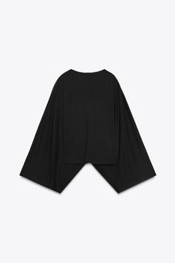 ASYMMETRIC FLOWING CAPE - Zara фото 12
