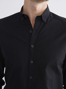 Slim Fit Uzun Kollu Oxford Erkek G?mlek