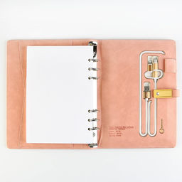 Ежедневник со встроенным зарядным устройством «Мечтай», мод.PB-24.17,5×23.5 см