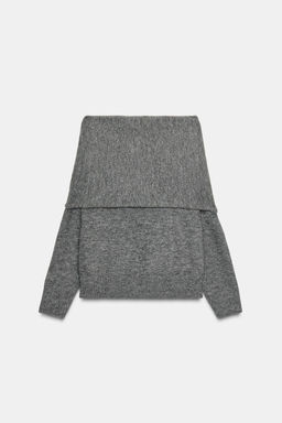 OFF-THE-SHOULDER KNIT SWEATER - Zara фото 2