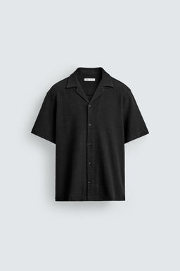 CAMISA JACQUARD RIZO / Negro - Zara фото 6