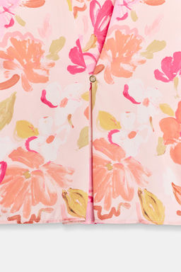 CAMISA SATINADA ESTAMPADO FLORAL / Multicolor - Zara фото 10