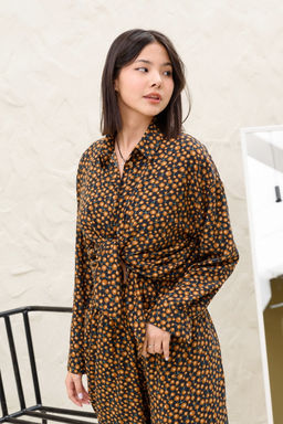 Костюм женский SET001/07/Черный, коричневый - M&G all natural фото 4