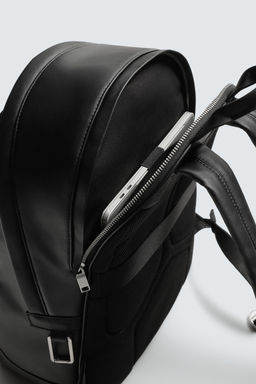 MOCHILA TEXTURA / Negro - Zara фото 8