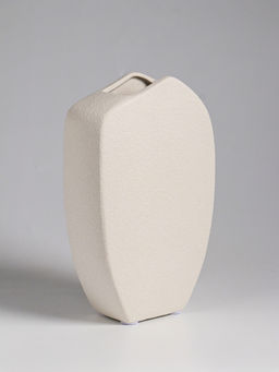 Ваза «Ачиль», 20.5×13 см, керамика, белая